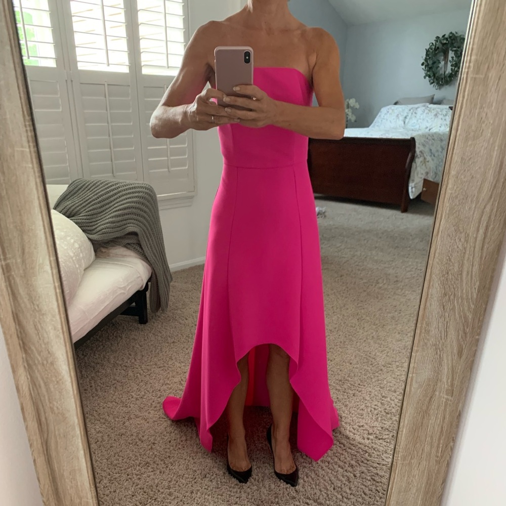 Off the shoulder Laundry High/low dress